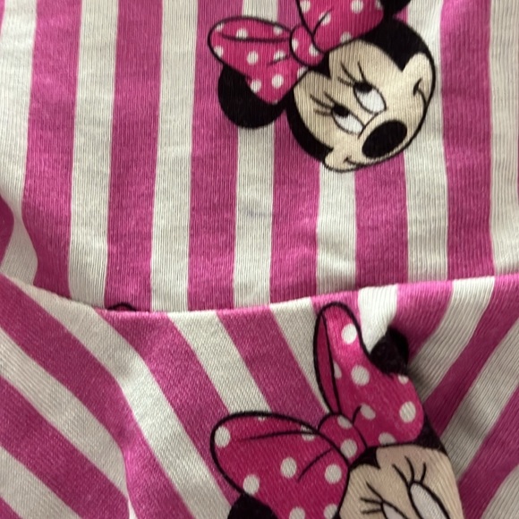 Wild Rich Kids Minnie Mouse Pink Striped Dress - Picture 4 of 4